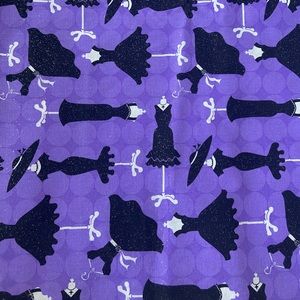 New Patty Reed Designs Purple Mannequin Fabric 4+y